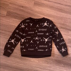 Jordan Black and White Logo Sweatshirt